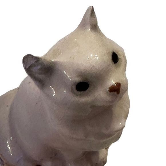 Hagen-Renaker Micro Ceramic White Cat Figurine 1981 COLLECTIBLE HARD TO FIND. - Picture 3 of 12